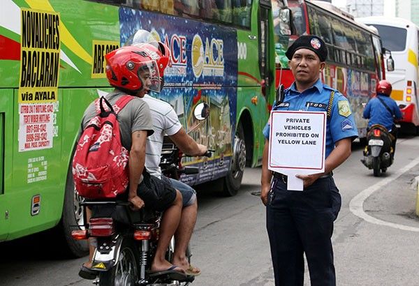 MMDA hikes fine for yellow lane offenders
