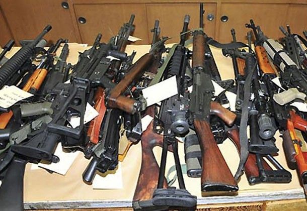 Rifles seized from MILF guerrillas