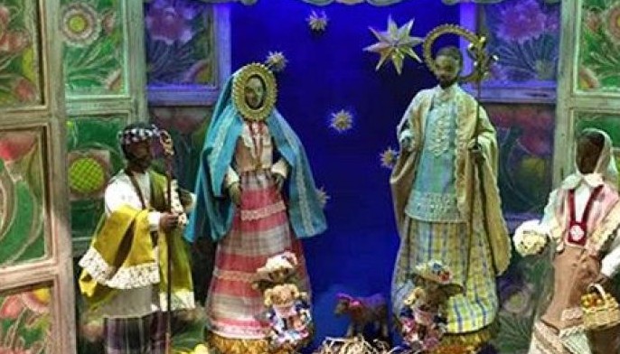Nativity in brown