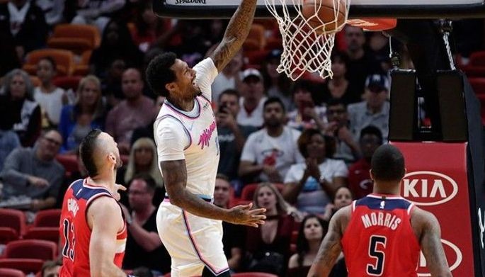 Heat pinatumba ang Wizards