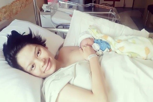 Neri Naig gives birth to baby boy