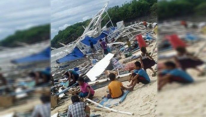 Marce leaves no casualties but: Crops ruined, boats wrecked