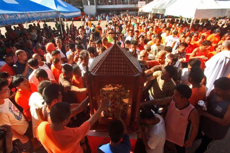 Santo NiÃ±o visits CPDRC inmates