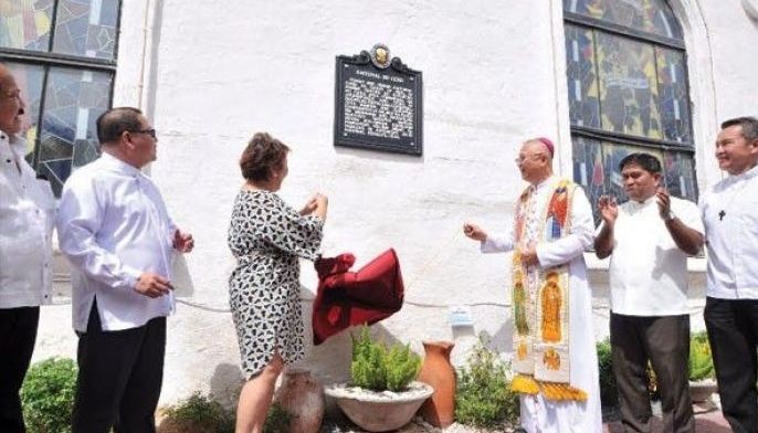 Historical marker at Cathedral revealed