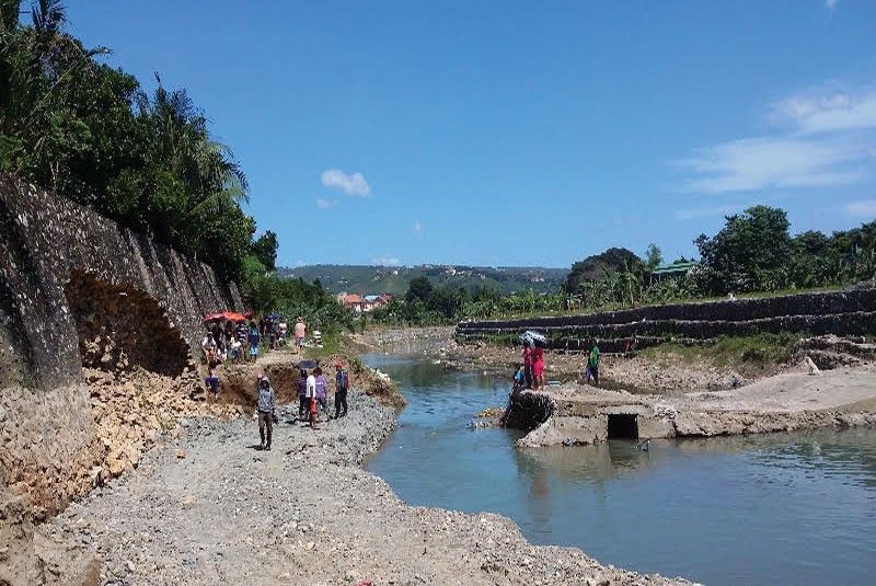 Spillway not damaged, but demolished