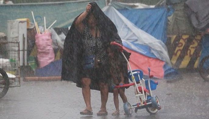 Areas in Quezon City flooded after torrential rainfall surpassing 'Ondoy' record
