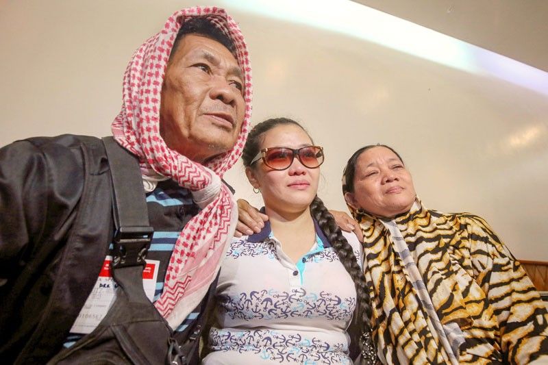 Filipino saved from UAE  death row returns home
