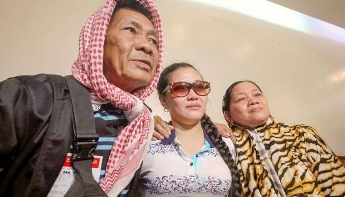 Filipino saved from UAE  death row returns home
