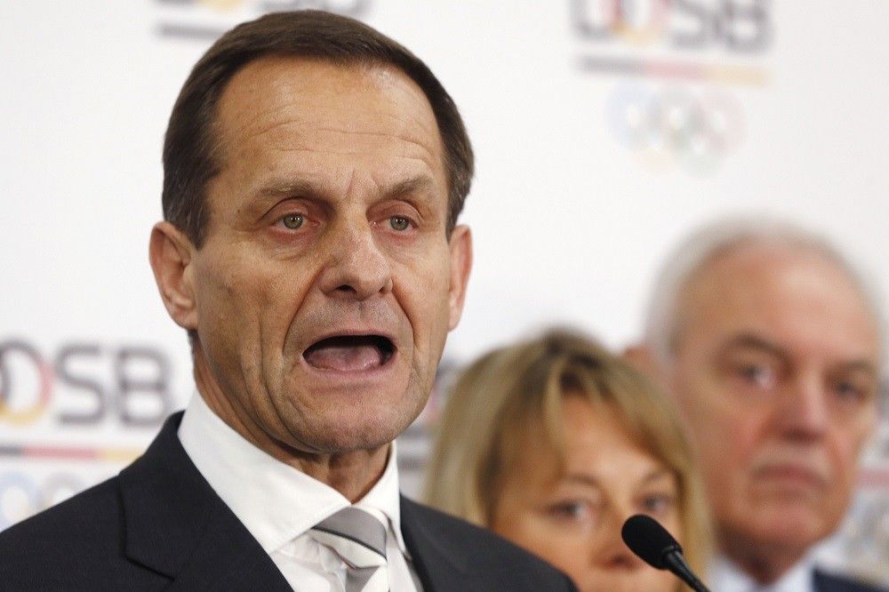 Germany's top Olympic official proposes Russia ban