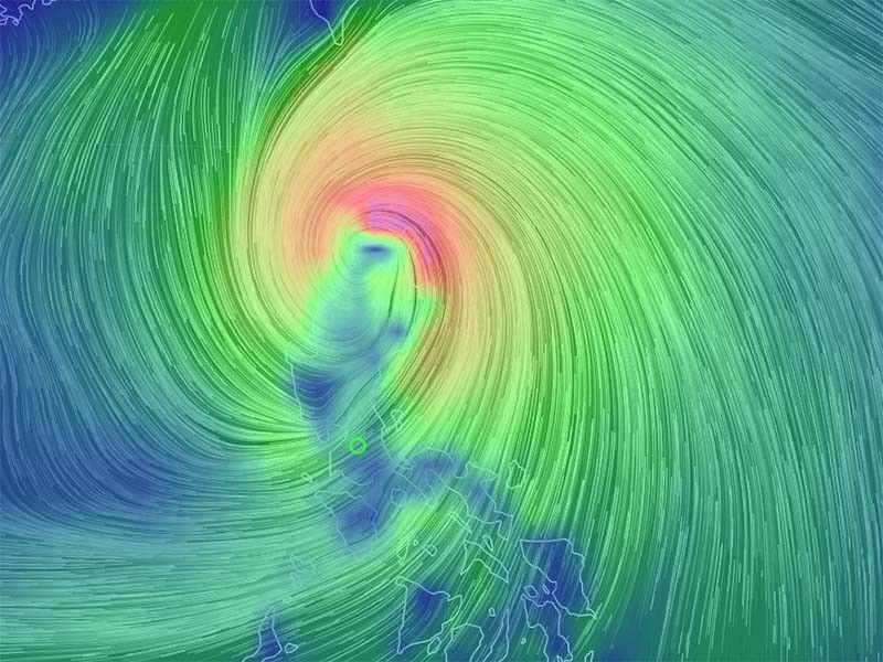 Powerful 'Ompong' racing toward Apayao, Ilocos Norte after landfall