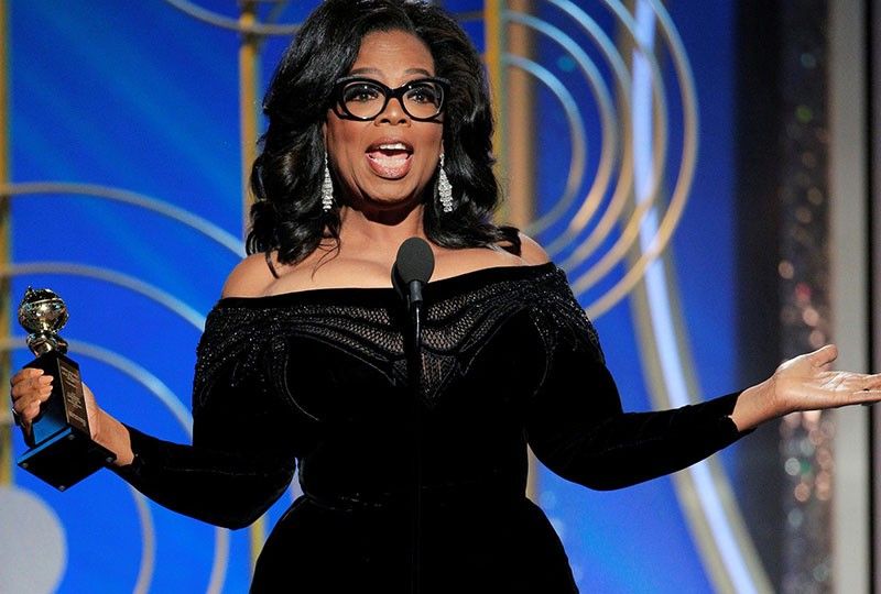 Oprah triumphs as women take center stage at Golden Globes