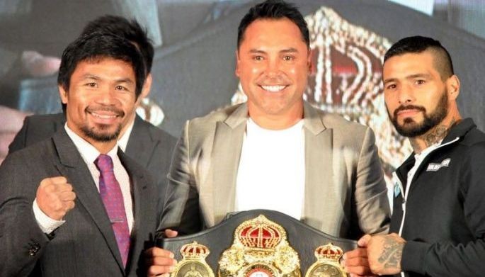 Dela Hoya&rsquo;s prediction: Pacquiao on points; Matthysse by knockout