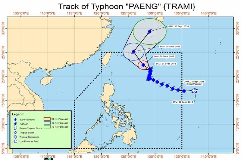 'Paeng' to exit PAR on Saturday