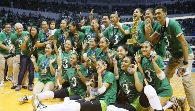 Reyna ang Lady Spikers!