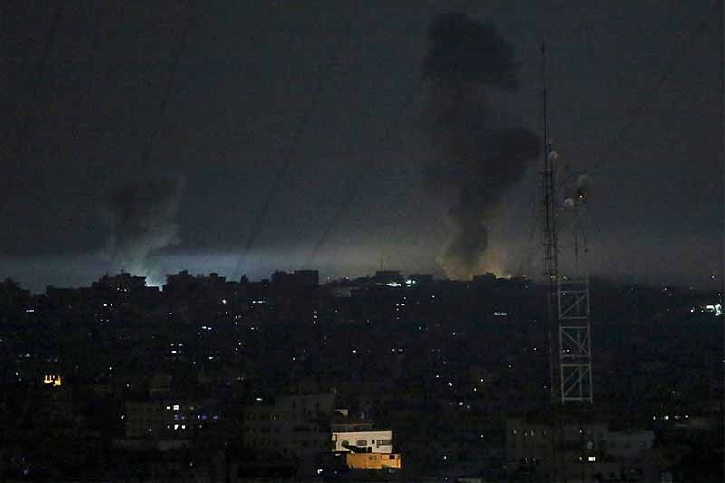 Israel strikes Hamas after heavy rocket attacks from Gaza