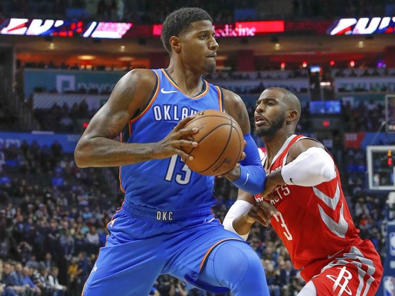 Westbrook-less Thunder top Rockets for 7th straight win