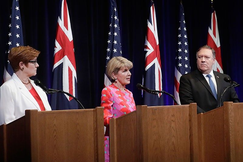 US, Australia reaffirm right to pass through South China Sea