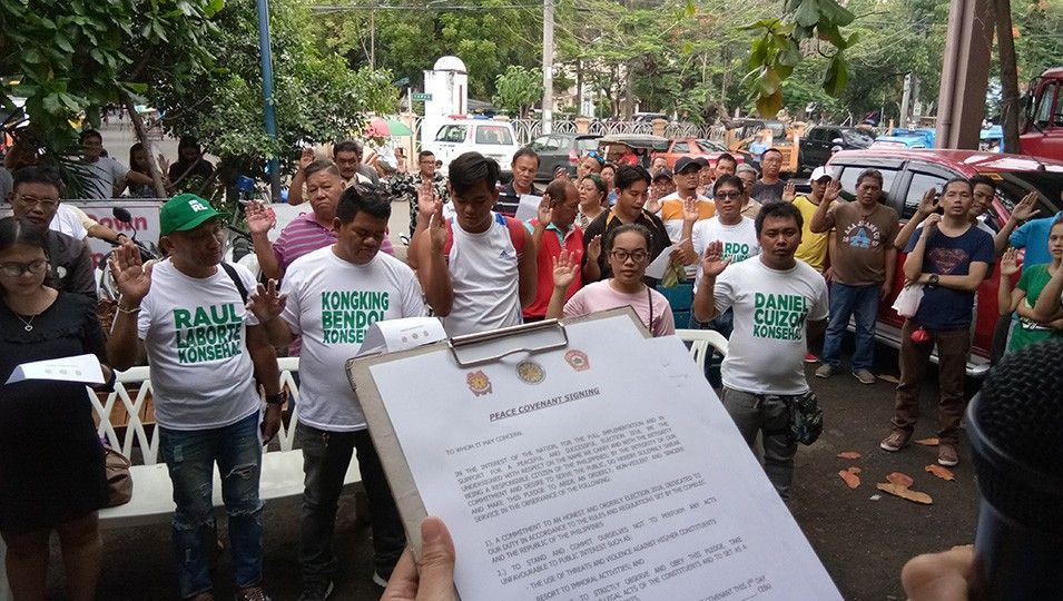 Cebu City barangays hold peace covenant signing