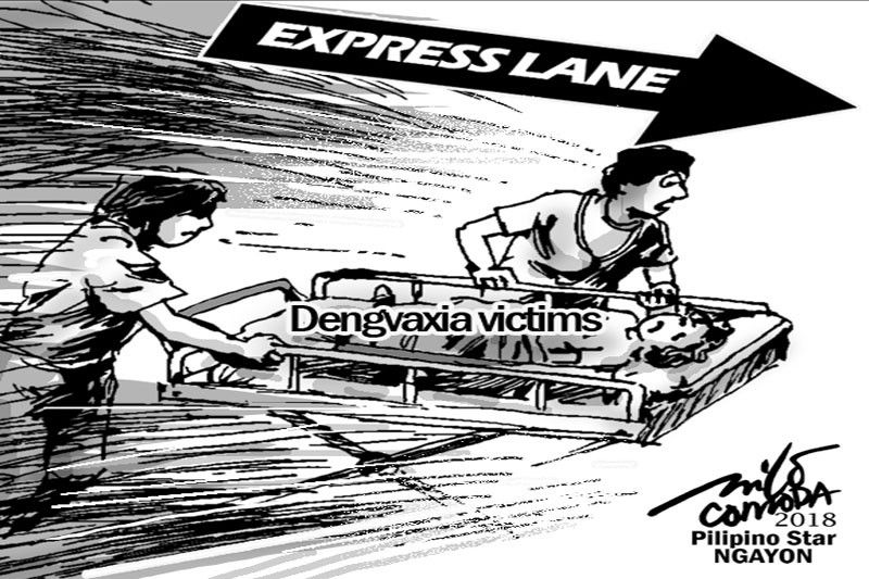 EDITORYAL - âExpress laneâ sa  Dengvaxia victims