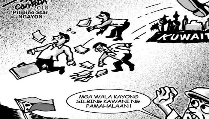 EDITORYAL - Pabayang labor officials  sa Kuwait, gilingin na