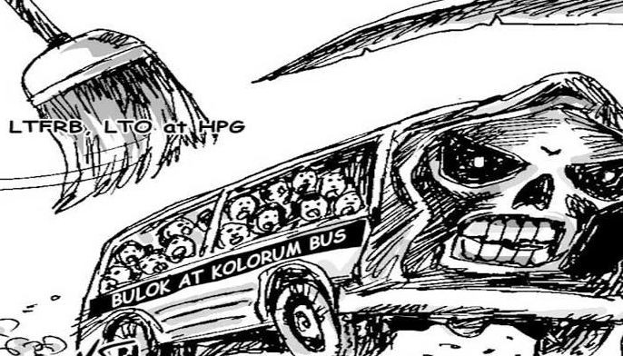 EDITORYAL - Mga bulok at kolorum na bus, walisin sa kalsada