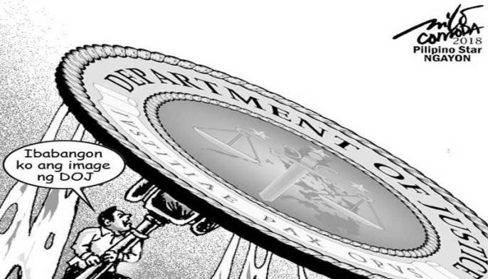 EDITORYAL - &lsquo;Gawin ang tama&rsquo;sa DOJ