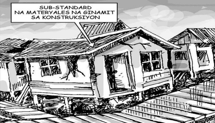 EDITORYAL - Substandard  na pabahay