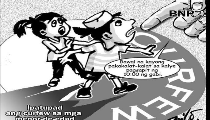 EDITORYAL - Curfew vs minors  dapat paigtingin
