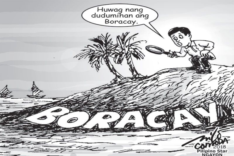 EDITORYAL - Babala: Huwag nang  dumihan ang Boracay