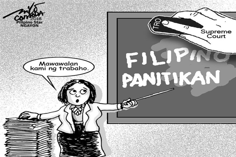 EDITORYAL - Baâ��t Filipino at Panitikan  ang napag-initan