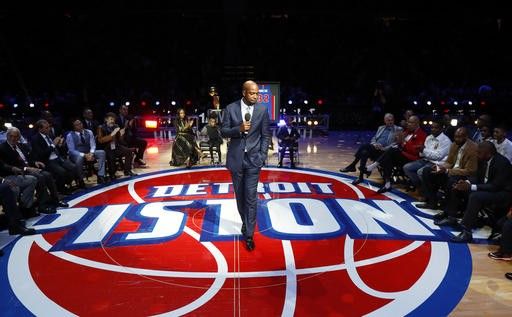Emotional Hamilton back at Palace as Pistons retire No. 32