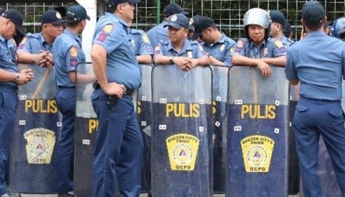 Talisay Police nagbantay sa armadong grupo