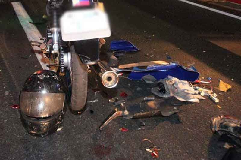 Parak tigok sa motorbike crash