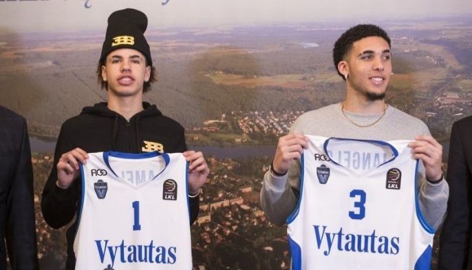 Finally on court in Lithuania, Ball brothers eager to play