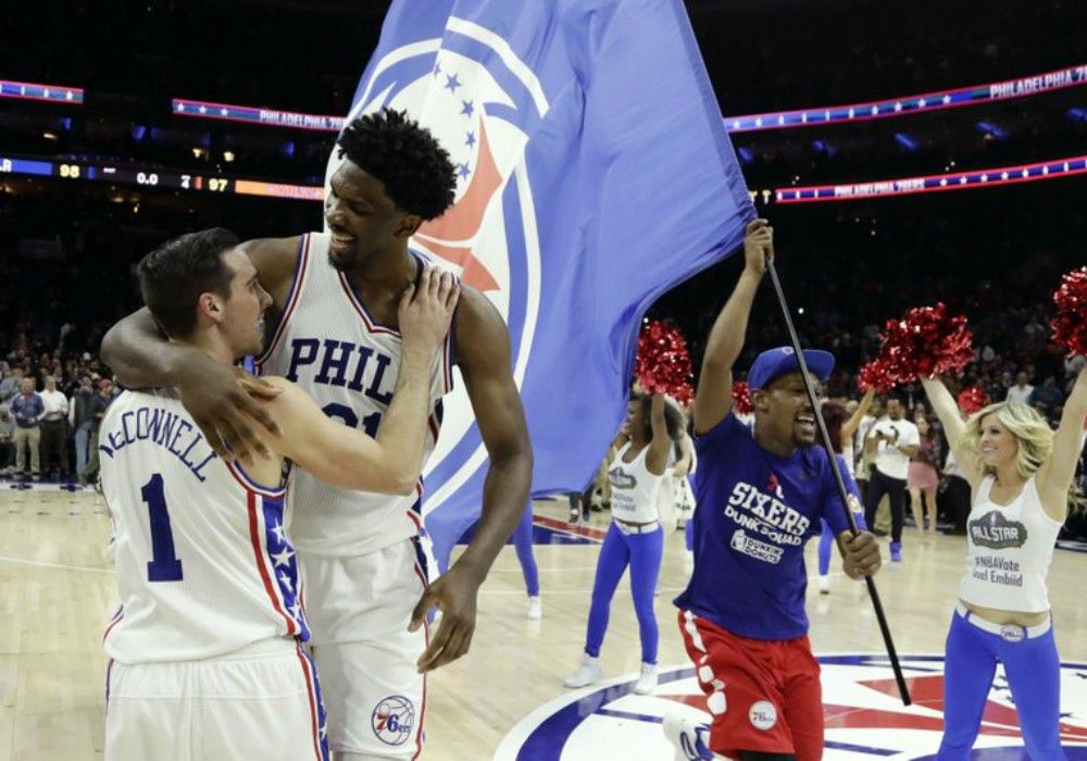 Embiid has Philadelphia hitting 'like' button on 76ers