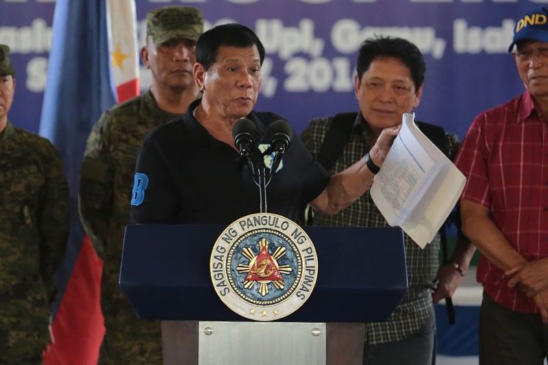 Release barangay narco list? Duterte sleeping on it