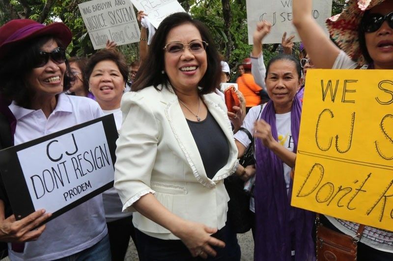 Sereno: Someone is behind bids to oust me