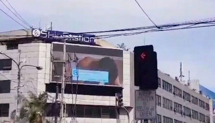 Digital billboard in Makati shows porn video