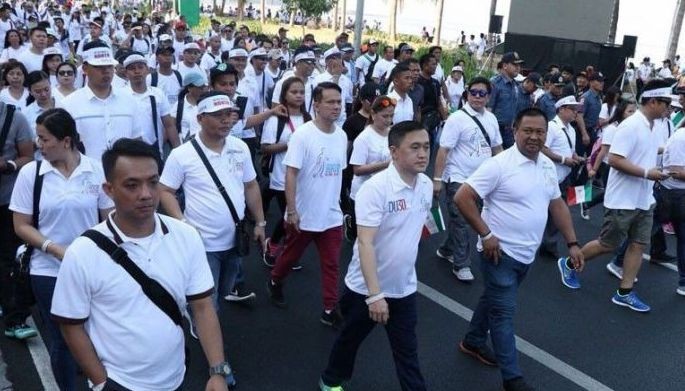 Bong Go sumuporta sa  anti-poverty walk ng INC