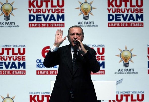 In election manifesto, Erdogan vows new military campaigns