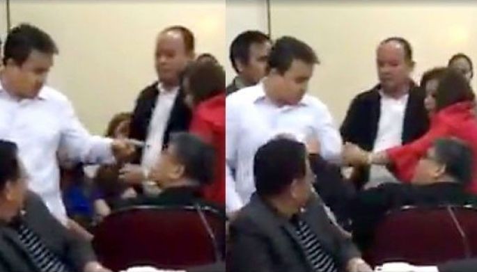 Pichay files ethics complaint against Barbers over near fistfight