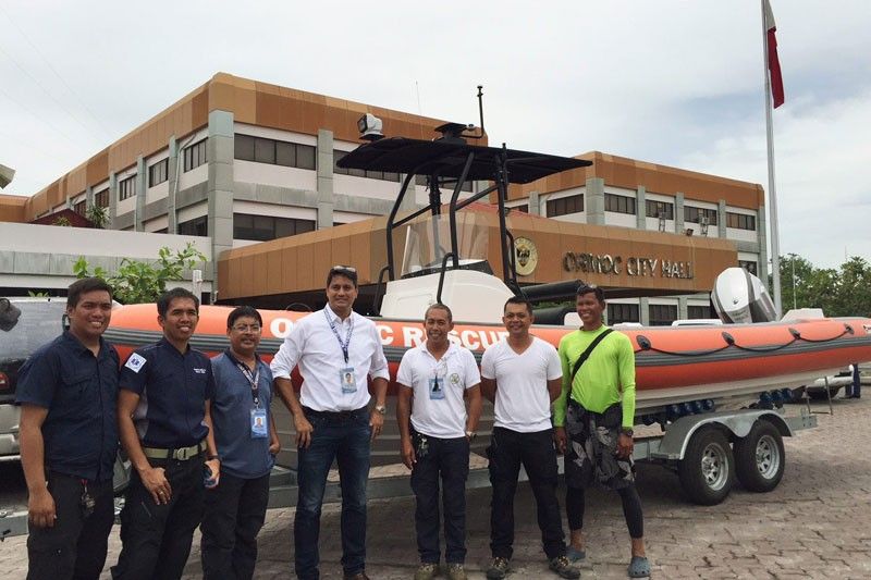 Rescue boat Lucy arrives in Ormoc