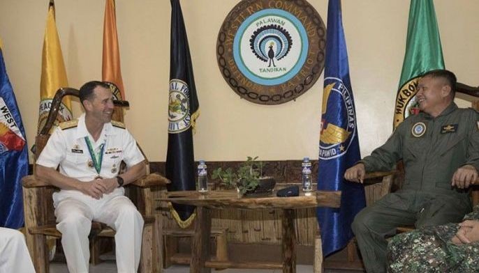 US Navy chief visits Philippines, receives updates on South China Sea