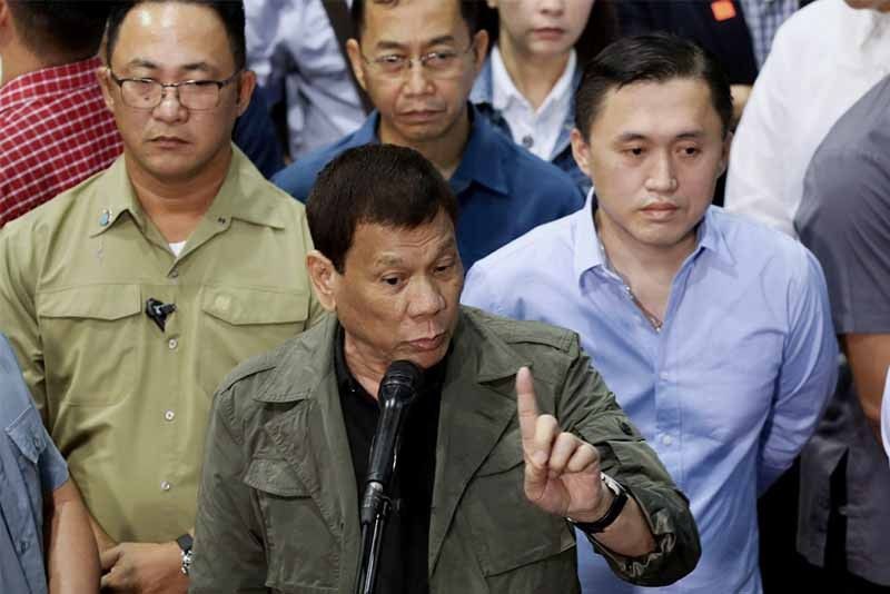 WATCH: Duterte's testy exchange with Rappler at media briefing