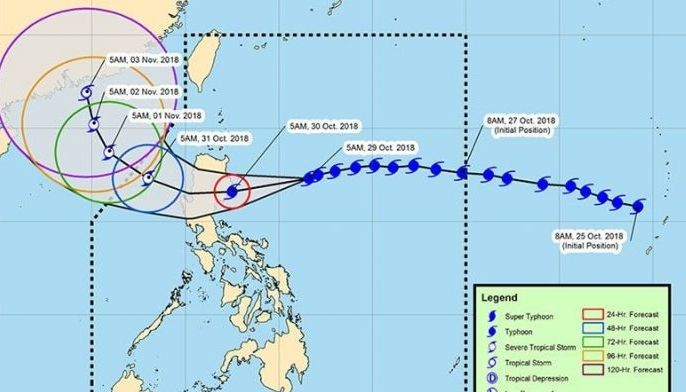 10 areas under Signal No. 2 as &lsquo;Rosita&rsquo; nears Luzon