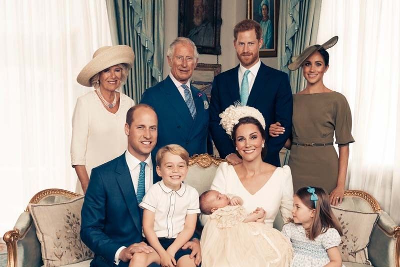 Royals release new photos to mark Prince Louis's christening