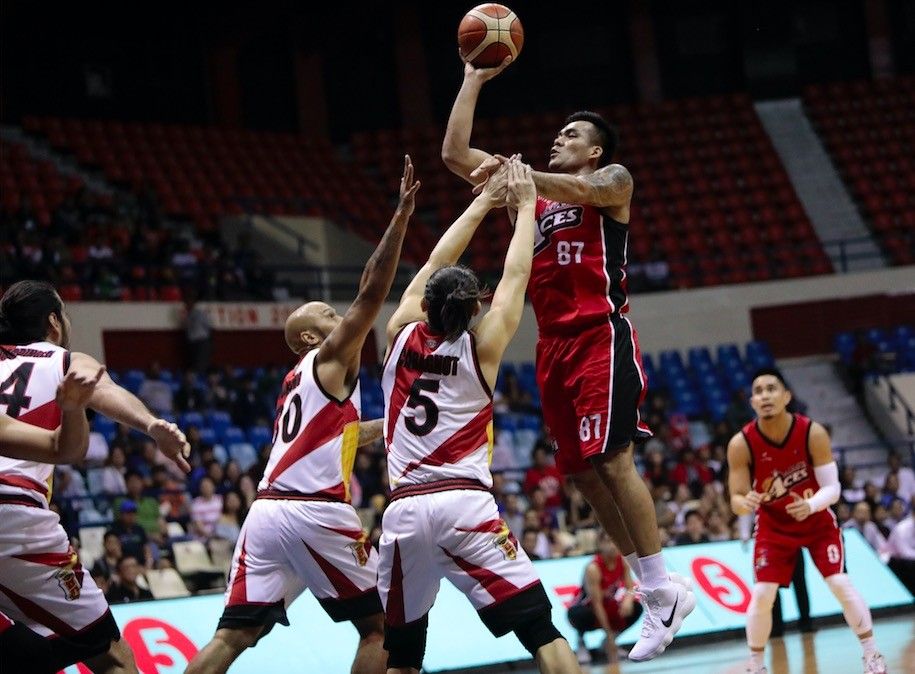 Aces stay alive with Game 3 rout of Beermen