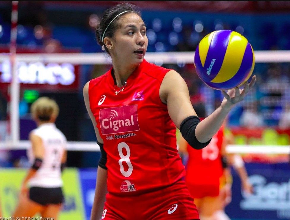 Cignal's Jovelyn Gonzaga still sidelined with knee injury