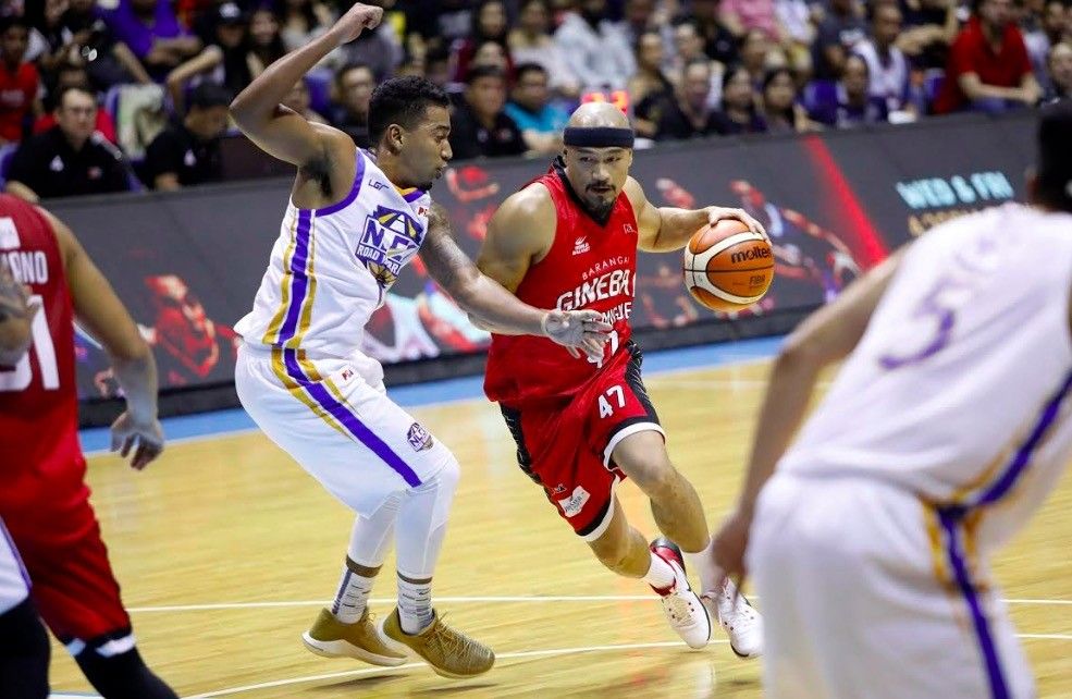 Ginebra secures solo lead as Caguioa hits milestone