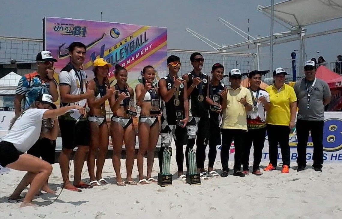 Rondina, Barbon make history for UST in UAAP beach volley